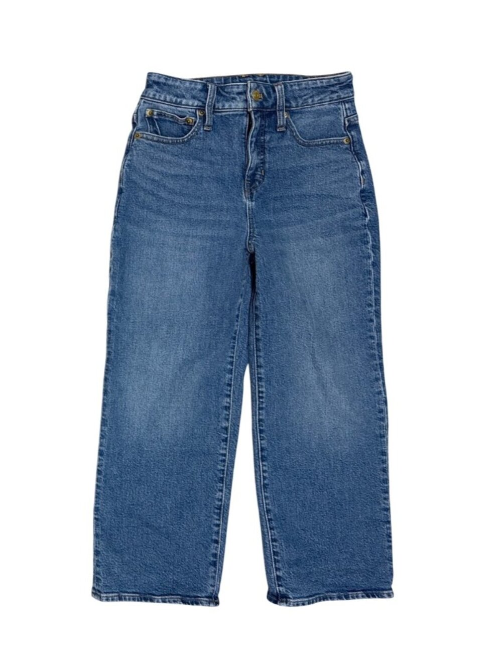 J.Crew Jeans Size 25P Curvy Slim Wide Leg Denim Crop Style BX827